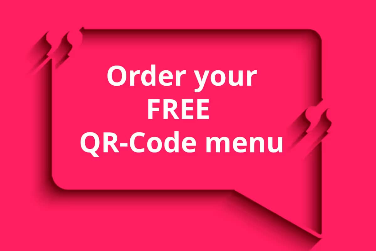 Get your free QR-Code Menu here